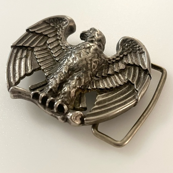 Vintage Avon Unisex American Eagle Belt Buckle - Picture 4 of 14